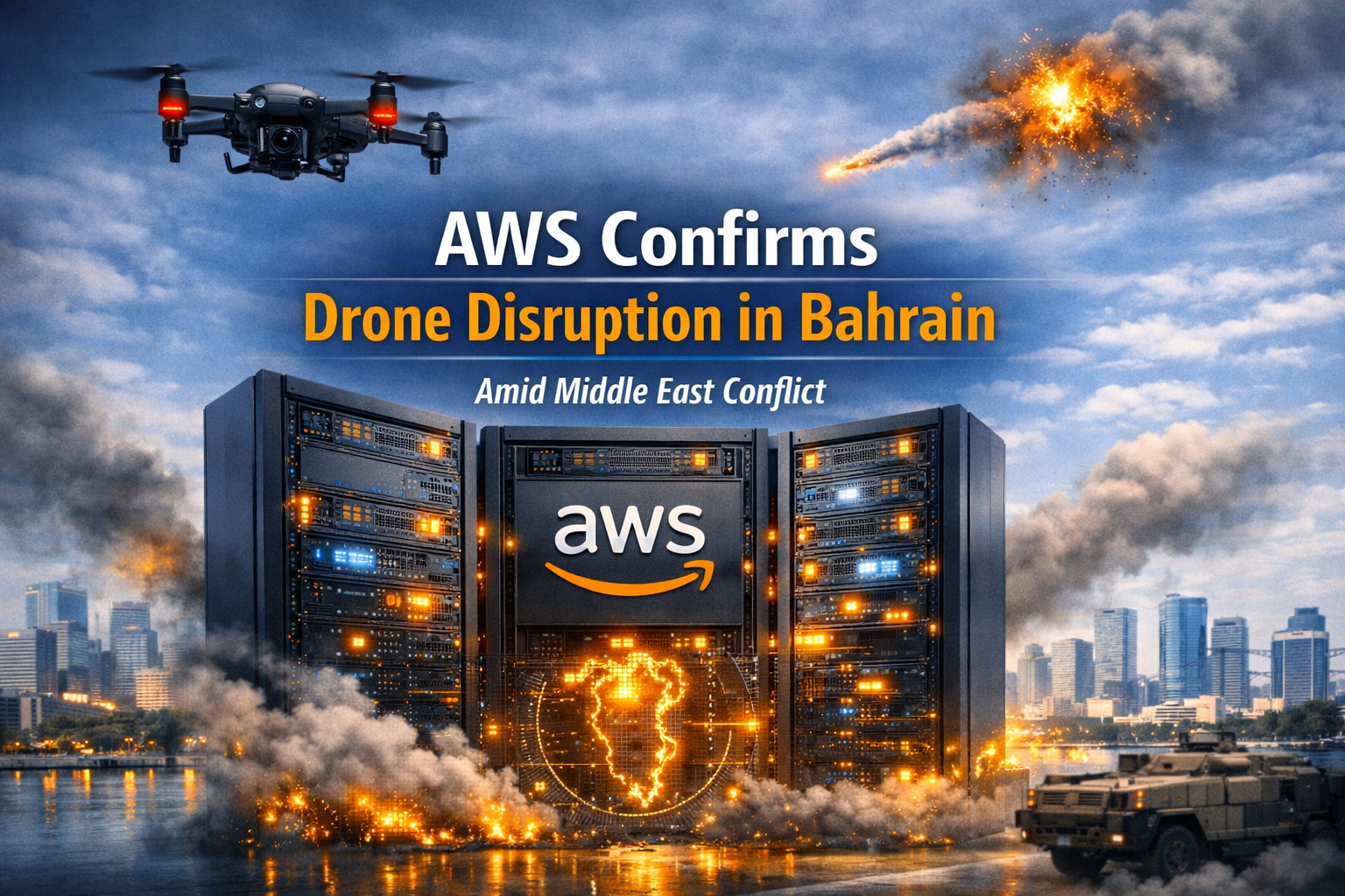 AWS Confirms Drone Disruption in Bahrain Amid Middle East Conflict