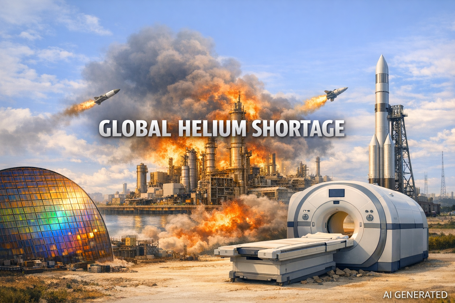 Helium Shortage Hits Tech Supply Chains